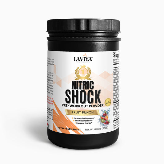 Nitric Shock Pre-Workout Powder – Fruit Punch (300g)