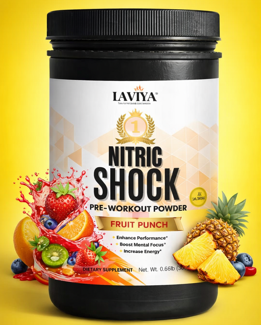 Nitric Shock Pre-Workout Powder – Fruit Punch (300g)